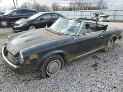 Salvage cars for sale at Columbus, OH auction: 1979 Fiat 124