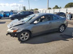 Honda salvage cars for sale: 2007 Honda Civic EX