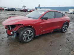 Salvage cars for sale at Woodhaven, MI auction: 2021 Ford Mustang MACH-E Premium