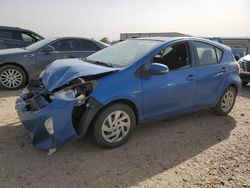 Salvage cars for sale at San Antonio, TX auction: 2015 Toyota Prius C