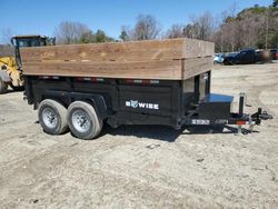 Salvage trucks for sale at Seaford, DE auction: 2023 Bwise Dump Trialer