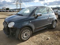 Salvage cars for sale at San Martin, CA auction: 2014 Fiat 500 Lounge