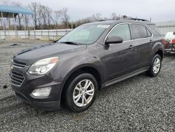 Salvage cars for sale at Spartanburg, SC auction: 2016 Chevrolet Equinox LT