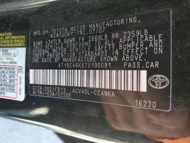 2007 Toyota Camry CE