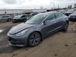 Salvage cars for sale at New Britain, CT auction: 2018 Tesla Model 3