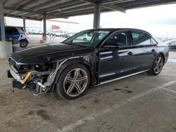 Salvage cars for sale at Hayward, CA auction: 2013 Audi A8 L Quattro