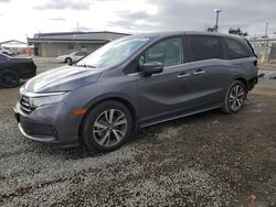 Salvage cars for sale at San Diego, CA auction: 2024 Honda Odyssey Touring