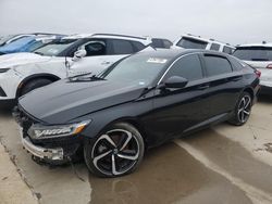 Vehiculos salvage en venta de Copart Wilmer, TX: 2019 Honda Accord Sport