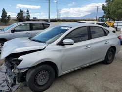 Salvage cars for sale at Rancho Cucamonga, CA auction: 2016 Nissan Sentra S