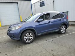 Salvage cars for sale at Vallejo, CA auction: 2013 Honda CR-V EXL