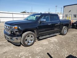 Salvage trucks for sale at Appleton, WI auction: 2015 Chevrolet Silverado K1500 LTZ