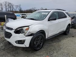 Salvage cars for sale at Spartanburg, SC auction: 2017 Chevrolet Equinox LT