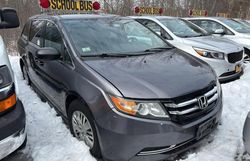 Salvage cars for sale at North Billerica, MA auction: 2016 Honda Odyssey LX