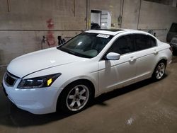 Salvage cars for sale at Blaine, MN auction: 2008 Honda Accord EXL