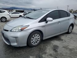 Salvage cars for sale at Sun Valley, CA auction: 2014 Toyota Prius PLUG-IN