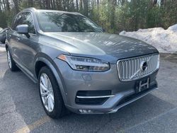 Salvage cars for sale at Mendon, MA auction: 2017 Volvo XC90 T6