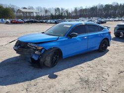 Salvage cars for sale at Charles City, VA auction: 2022 Honda Civic Sport