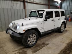 Salvage cars for sale at West Mifflin, PA auction: 2017 Jeep Wrangler Unlimited Sahara