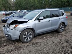 Salvage cars for sale at Graham, WA auction: 2017 Subaru Forester 2.5I Limited