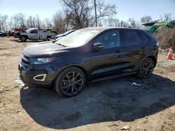 Salvage cars for sale at Baltimore, MD auction: 2015 Ford Edge Sport