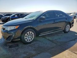 Salvage cars for sale at Grand Prairie, TX auction: 2013 Toyota Camry L