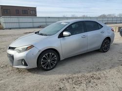 Salvage cars for sale at Kansas City, KS auction: 2015 Toyota Corolla L