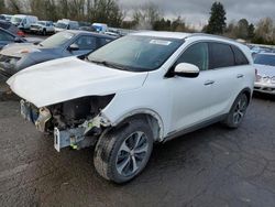 Salvage cars for sale at Portland, OR auction: 2016 KIA Sorento EX