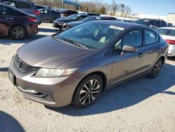 Salvage cars for sale at Spartanburg, SC auction: 2014 Honda Civic EX