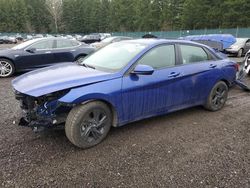 Salvage cars for sale at Graham, WA auction: 2021 Hyundai Elantra SEL