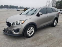 Salvage cars for sale at Dunn, NC auction: 2017 KIA Sorento LX