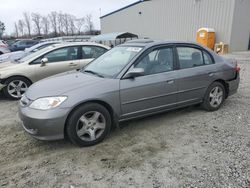 Salvage cars for sale at Spartanburg, SC auction: 2005 Honda Civic EX