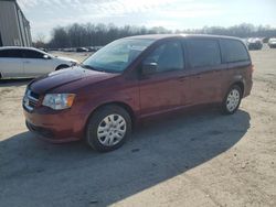 Salvage cars for sale at Ellwood City, PA auction: 2018 Dodge Grand Caravan SE