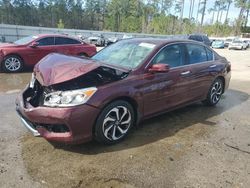 Salvage cars for sale at Harleyville, SC auction: 2016 Honda Accord EXL