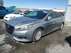 Salvage cars for sale at North Las Vegas, NV auction: 2016 Hyundai Sonata Hybrid