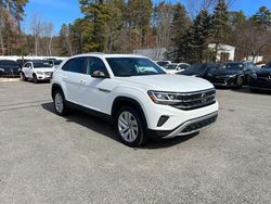 Salvage cars for sale at North Billerica, MA auction: 2021 Volkswagen Atlas Cross Sport SE