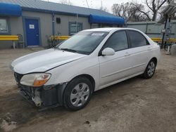 Salvage cars for sale at Wichita, KS auction: 2008 KIA Spectra EX