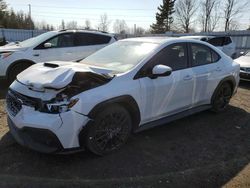 Salvage cars for sale at Bowmanville, ON auction: 2022 Subaru WRX Limited