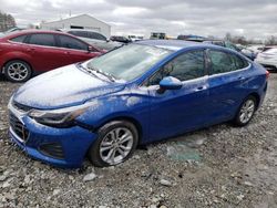 Chevrolet salvage cars for sale: 2019 Chevrolet Cruze LT