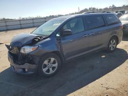 Salvage cars for sale at Fredericksburg, VA auction: 2017 Toyota Sienna XLE