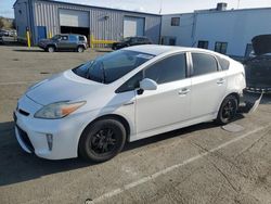 Salvage cars for sale at Vallejo, CA auction: 2012 Toyota Prius