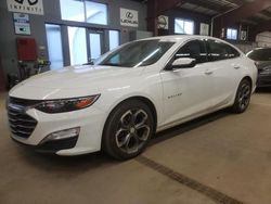 Salvage cars for sale at East Granby, CT auction: 2021 Chevrolet Malibu LT