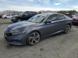 Salvage cars for sale at Las Vegas, NV auction: 2018 Honda Accord Sport