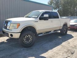 Salvage trucks for sale at Midway, FL auction: 2009 Ford F150 Supercrew