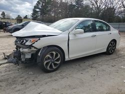 Salvage cars for sale at Knightdale, NC auction: 2017 Honda Accord EXL