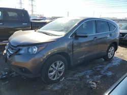 Salvage cars for sale at Elgin, IL auction: 2012 Honda CR-V EX