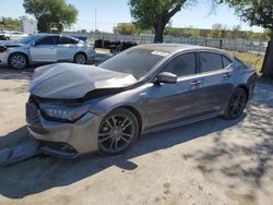 Carros salvage sin ofertas aún a la venta en subasta: 2019 Acura TLX Technology