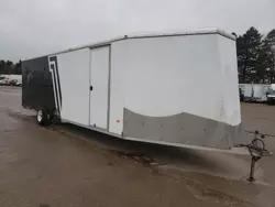 Salvage trucks for sale at Eldridge, IA auction: 2020 NEO Enclosed Cargo Trailer