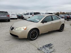 Salvage cars for sale at Indianapolis, IN auction: 2007 Pontiac G6 Base