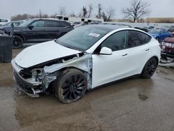 Salvage cars for sale at Bridgeton, MO auction: 2022 Tesla Model Y