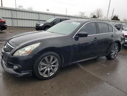 Salvage cars for sale at Littleton, CO auction: 2012 Infiniti G37